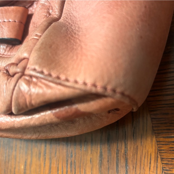 B. Makowsky soft leather shoulder bag with dual straps and...